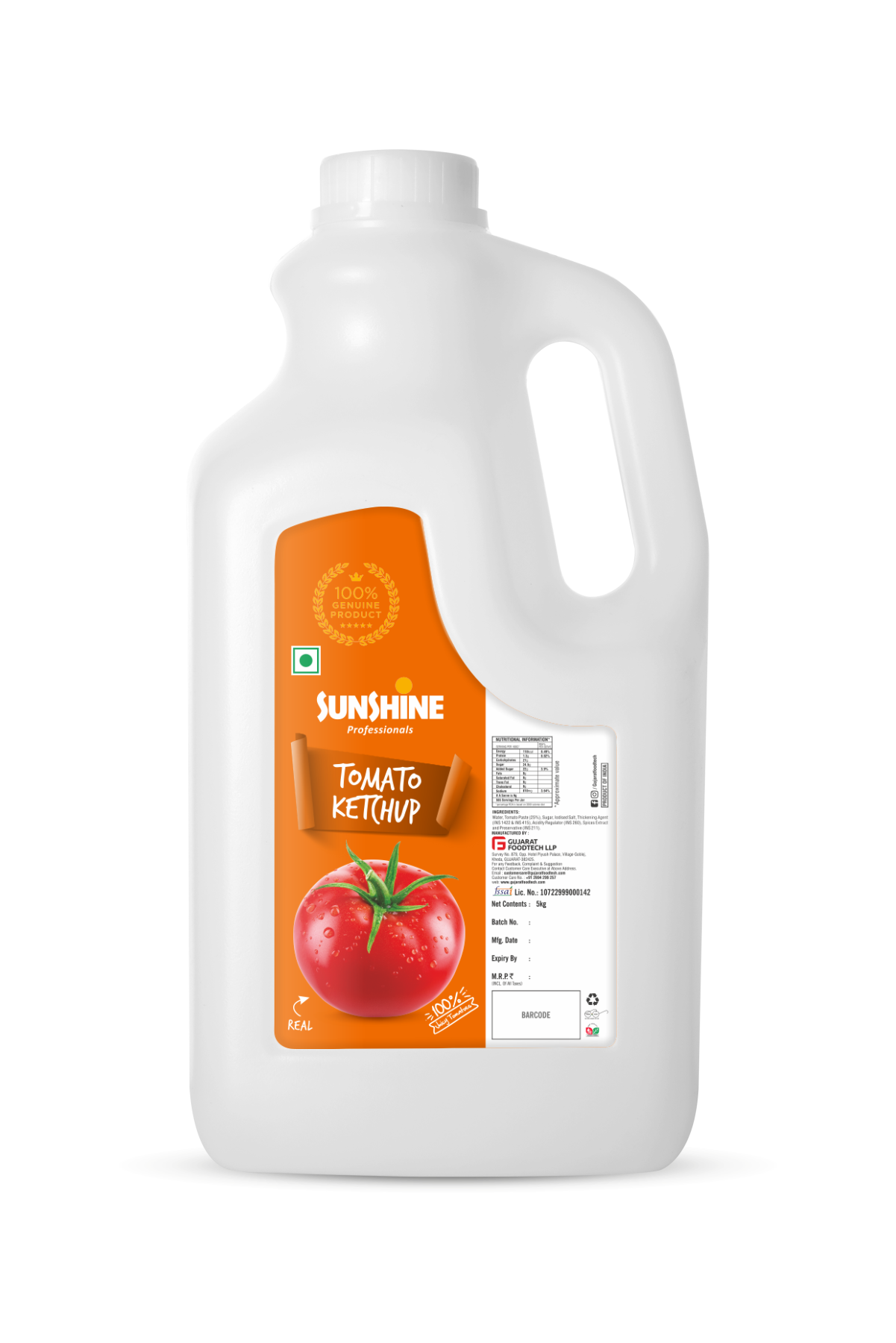 Real Tomato Ketchup 5KG