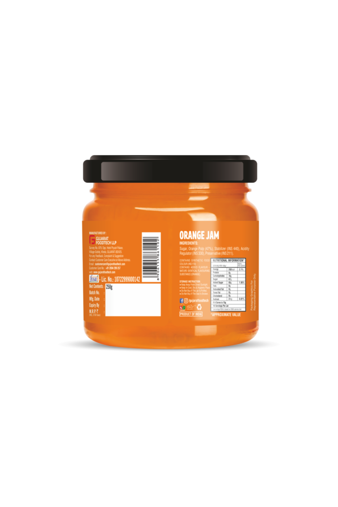 Orange Jam 250G Sunshine