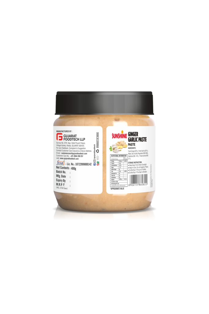Ginger Garlic Paste 400G Sunshine