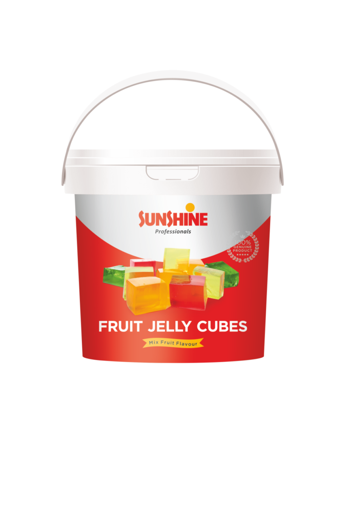 Fruit Jelly Cubes 5KG Sunshine